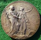 France, Association Francaise Pour L’Avancement des Sciences, silvered bronze medal 1872 by Oscar Roty