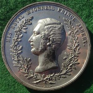 Great Exhibition, Crystal Palace 1851, large white metal medal