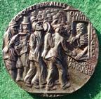 Great War, British ‘Lusitania’ Medal 1915, iron medal after Karl Goetz