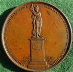 France, Louis XVIII, Joan of Arc statue erected at Orleans 1803 (medal struck circa 1820)