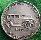 USA, Syracuse (New York), Franklin Automobile Company, silver medal, 25th  Anniversary 1906