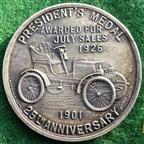 USA, Syracuse (New York), Franklin Automobile Company, silver medal, 25th  Anniversary 1906