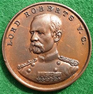 Boer War, Lord Roberts circa 1900, bronze medal by Fenwick