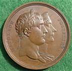 France, Napoleon's Coronation Celebrations 1804, bronze medal by Brenet