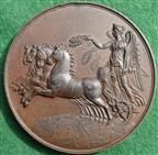 France, Napoleonic Victories 1792-1815, bronze medal (1820) by Panckoucke &  Barre, 51mm, named on edge to J C A C Berthois (1775-1832), an aide-de-Camp to Napoleon Bonaparte and thus a rare opportunity to own a medal named to a direct associate of the Emperor