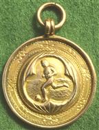 Brecon Football Challenge Cup 1931-32, 9ct gold medal to John Hando