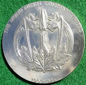 British Empire Exibition, Mond Nickel Company, 25th Anniversary 1925, nickel medal