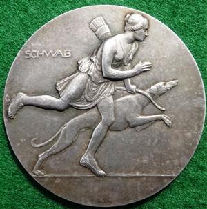 France, Var, St Raphael Casino, silver medal circa 1930 by Schwab