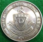 Cambridge University, Trinity Hall Boat Club, Challenge Pairs, silver prize medal by Munsey,  awarded 1906