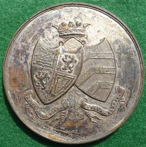 Cardiff & Marquess of Bute, Prize Medal circa 1900, silvered bronze