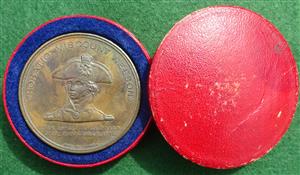 Nelson, Foudroyant medal 1897, bronze medal struck from metal obtained from the wreck