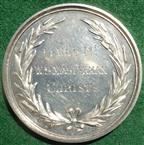 Cambridge University, Swimming Club, silver prize medal circa 1900, awarded to W S Masterman, Christs College