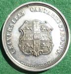 Cambridge University, Hockey League, silver prize medal by Munsey, awarded 1912 to R H Corbett (Jesus College)