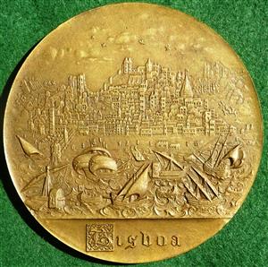 Portugal / Great Britain, Association of British Travel Agents, 27th Annual Convention (or 'jolly'), Lisbon 1977, large bronze medal