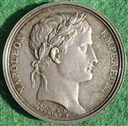 France, Napoleon Bonaparte, Coronation as Emperor 1804, silver medal by Denon &  Andrieu