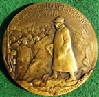 France, George Clemenceau, Armistice Day 1918, bronze medal by J-P Legastellois,