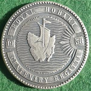 Australia, Tasmania, Royal Hobart Centenary Regatta 1938, silver medal