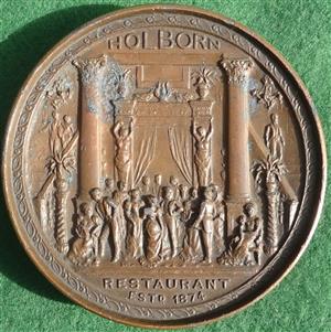 London, Holborn Restaurant, Members Medal, unnamed