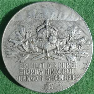 Germany, Great War, Gott Mit Uns" (God with us), zinc medal 1914-1916