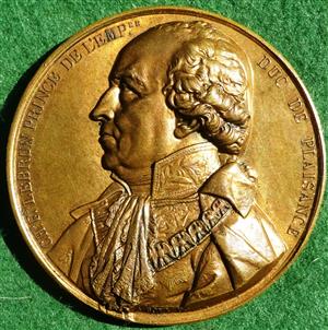 France, Charles-Franois Lebrun, Duc de Plaisance, Death 1824, bronze medal by A Bovy