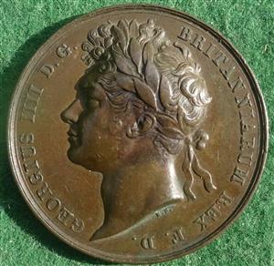 George IV, Coronation 1821, official medal by B Pistrucci