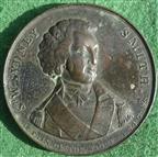 Admiral Sir William Sydney Smith, Siege of Acre 1799, bronze medal by T Wyon