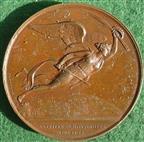 France, Napoleon, Battle of Monrenotte 1796, bronze medal by Gayrard &  Jeuffroy