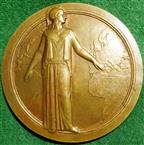 Insurance, L'Union Incendie, Centenary, Bronze Medal, 1928, by F P Niclauss