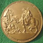 Austro-Hungary, Great War, Battles of Limanova, Tarnow, Gorlice (Poland) 1914-1915, uniface bronze medal by F Mazura