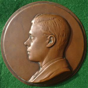 Edward Prince of Wales (Edward VIII), Portrait medal 1924 by Cameogrph Company after Henry Edmunds for Earl Haig British Legion Appeal