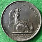 Danish West Indies, Abolition of Slavery 1792, electrotype copy in copper-plated lead (?) after P L Giannelli