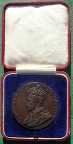 London, British Empire Exhibition 1924, bronze medal by Bertram Mackennal and Percy Metcalfe