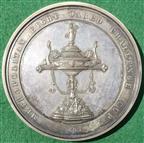 London, Rowing, Metropolitan Amateur Regatta established 1866, Metropolitan Eight Oared Challenge Cup, large silver prize medal by Pinches